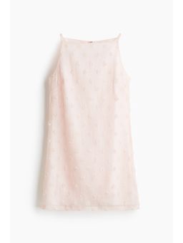H&M - Women Pink Appliqued Mini Dress