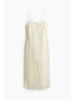 H&M - Women White Strappy Lace Dress