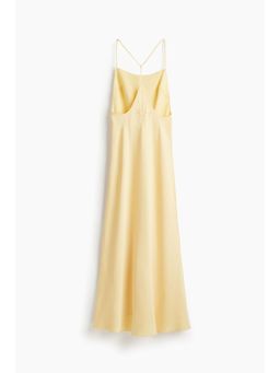 H&M - Women Yellow Crape Slip Dress