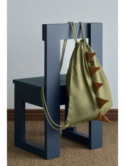H&M - Boys & Girls Green Dinosaur-Inspired Gym Bag