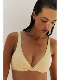 H&M - Women Yellow Push-Up Bikini Top