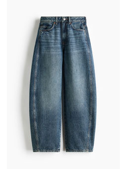 H&M - Women Blue Baggy High Jeans