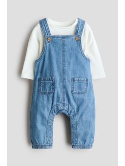 H&M - Boys Blue 2-Piece Cotton Set