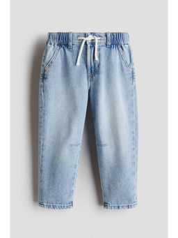 H&M - Boys Blue Cotton Denim Joggers
