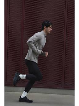 H&M MOVE - Men Black Pocket-Detail Running Tights with Drymove