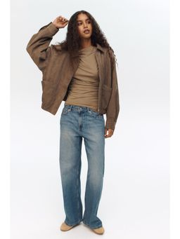 H&M - Women Blue Baggy Regular Waist Jeans