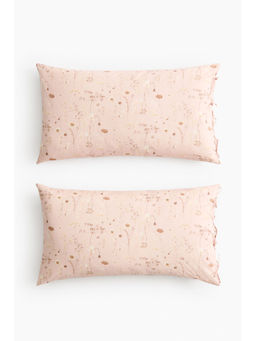 H&M - Pink 2-Pack Floral Pillowcases