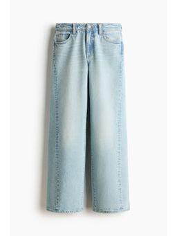 H&M - Women Blue Wide High Waist Jeans