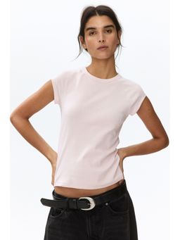 H&M - Women Pink Raglan-Sleeved T-Shirt