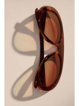 H&M - Women Brown Aviator-Style Sunglasses