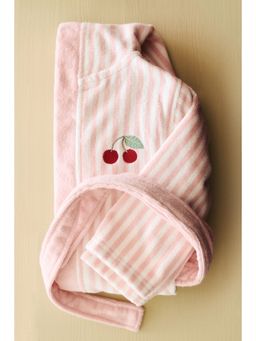 H&M - Kids Multi-Color Embroidery-Detail Dressing Gown