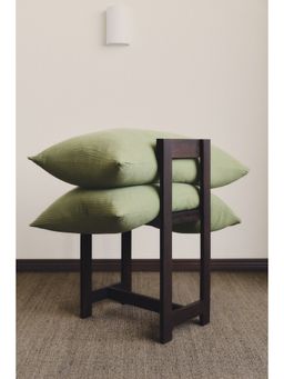 H&M - Green 2-Pack Cotton Muslin Pillowcases