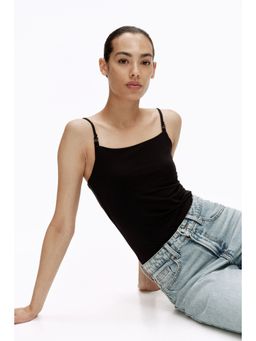 H&M - Women Black MAMA Soft Nursing Strappy Top