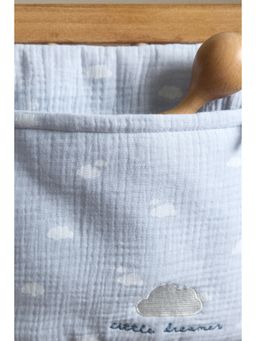 H&M - Blue Muslin Nursery Organiser