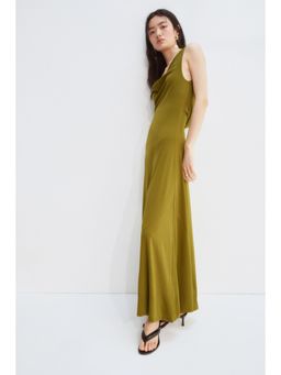 H&M - Women Green Draped jersey dress