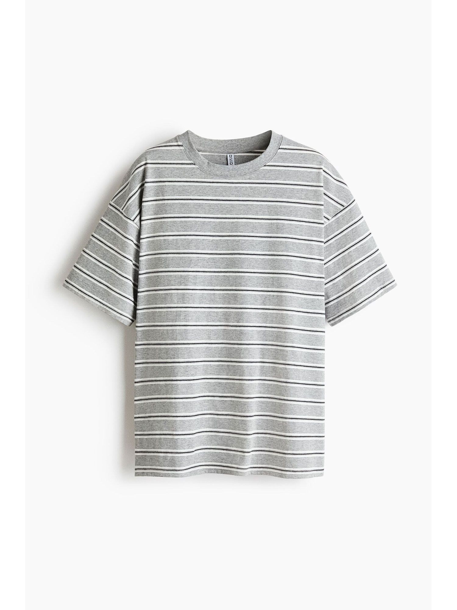 h&m Women Grey Oversized Printed T-Shirt-picture-41