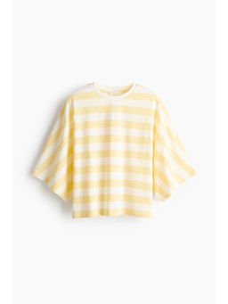 H&M - Women White Oversized Cotton Top