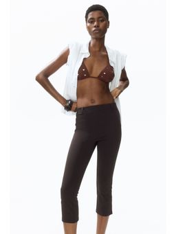 H&M - Women Brown Capri Leggings