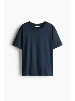H&M - Women Blue Cotton T-Shirt