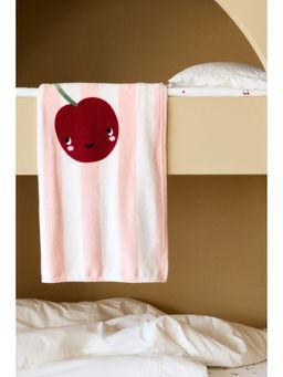 H&M - Pink Patterned Fleece Blanket