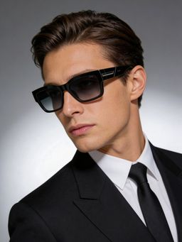 IDEE - Metal Grey Square Sunglass-Idso213C2Sg (55)