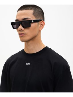 Off-White - Acetate Black Rectangle Sunglass for Unisex-Ow1013100754 (54)