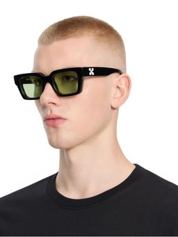 Off-White - Acetate Green Square Sunglass for Unisex-Ow1022105053 (53)