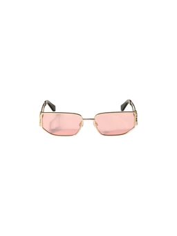 Off-White - Metal Gold Rectangle Sunglass for Unisex-Ow1027763060 (60)