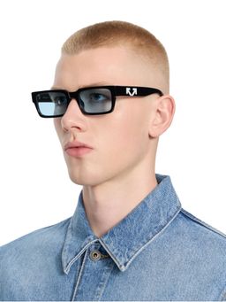 Off-White - Acetate Black Rectangle Sunglass for Unisex-Ow1032104055 (55)