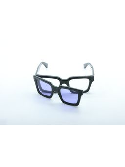Off-White - Acetate Black Square Sunglass with removable Lens for Unisex-Ow9000103750 (55)