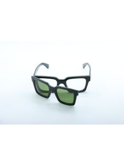Off-White - Acetate Black Square Sunglass for Unisex-Ow9000105550 (55)