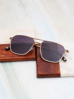 TED SMITH - Metal Grey Square Sunglass for Unisex-Sun-Airstar 1_C3 (54)