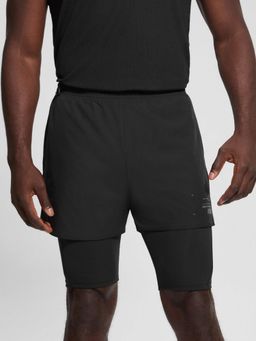 Guess - Jet Black Solid Birnin Shorts