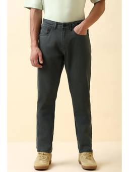Allen Solly - Men Grey Dark Wash Jeans
