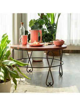 Ellementry - Cafe Coffee Table with Metal Legs