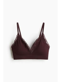 H&M - Women Brown Seamless Padded soft bra