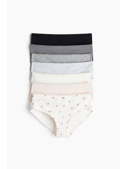 H&M - Women Multi-Color 7-pack hipster briefs
