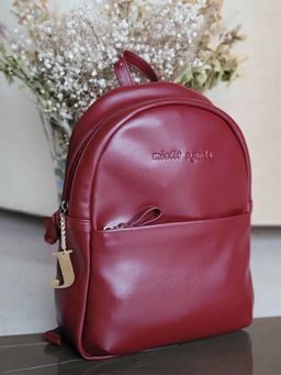 Misfit Panda - Maroon Kawaii Backpack