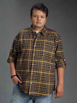 High Star - Classic Tartan Checked Cotton Casual Shirt