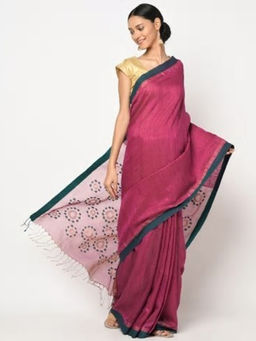Fabindia - Silk Matka Jamdani Sari