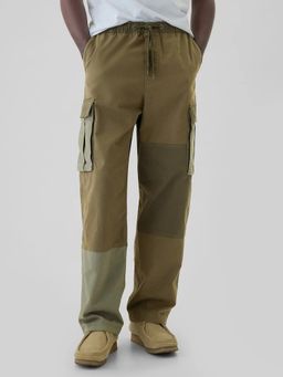 GAP - Men Olive Colorblock Cargo