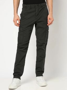 GAP - Men Black Solid Cargo