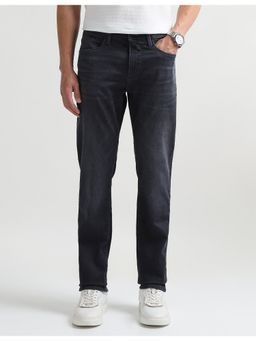 Arrow Newyork - Men Bronx Regular Fit Whiskered Jeans