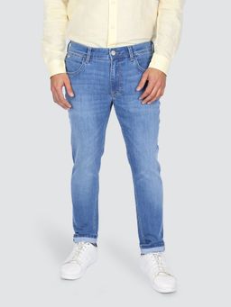 Wrangler - Men Blue Bostin Slim Fit Mid Rise Jeans