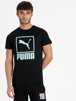 Puma - Mens Graphic Mens Black T-shirt