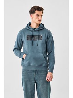 Snitch - Keyboard Printed Regular Fit Hoodie