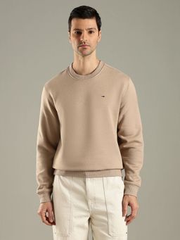 Tommy Hilfiger - Solid Regular Fit Cotton Sweatshirt