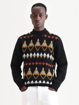 Rare Rabbit - Regular Fit Woven Sweater