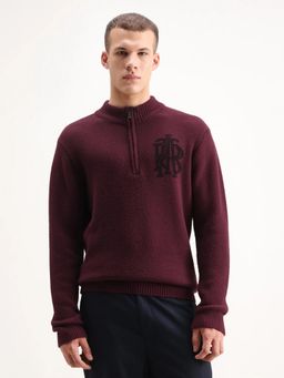 Rare Rabbit - Regular Fit Plain Sweater