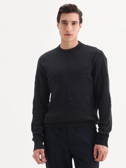 Rare Rabbit - Textured Regular Fit Sweater